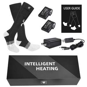 Chaussettes chauffantes épaisses en laine, isolées thermiquement, pour les travaux en extérieur par temps extrêmement froid, la chasse à la <span class=keywords><strong>neige</strong></span>, chauffage puissant, longue durée - Product Image 6