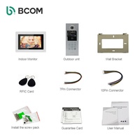 Kit d'interphone vidéo intelligent compatible avec l'application Tuya, écran LCD TFT 7 pouces, détection de mouvement, garantie de 18 mois, compatible Android/iOS