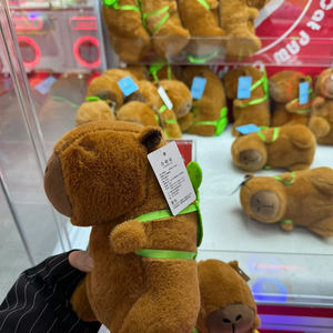 Boneka Kapibara Plush 8-Inci, Boneka Kapibara Lucu, Mainan Boneka Kapibara untuk Mesin Cakar - Product Image 6