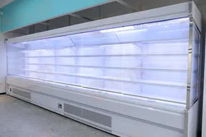 Hucheng Supermarket-open-display-fridge-display Commercial Supermarket Fridge Display Source Factory