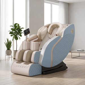 Sillón de Masaje Corporal Completo de Lujo Moderno con Rodillos de Masaje 4D, Calefacción de Gravedad Cero y Operación por Voz Inteligente - Product Image 1