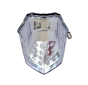 Feu arrière LED intégré en plastique pour <span class=keywords><strong>moto</strong></span> <span class=keywords><strong>YAMAHA</strong></span> XJ6 <span class=keywords><strong>FZ6</strong></span> Diversion <span class=keywords><strong>600</strong></span> 2009-2014 avec clignotants - Product Image 2