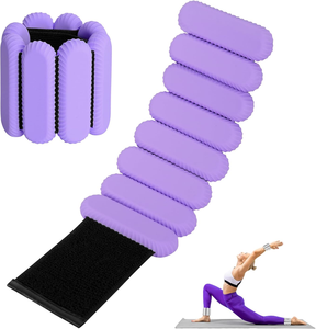 <span class=keywords><strong>Di</strong></span> alta qualità gambe del braccio pesi del polso allenamento regolabile in ghisa Bar Silicone pesi della caviglia per le donne - Product Image 4