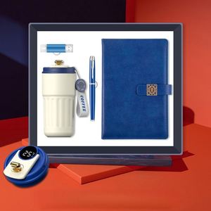 Enterprise Business Gift Box Set UV Printed Handmade Paper Warm Display Coffee Cup A5 Notebook <b>USB</b> <b>Drive</b>-Luxury Promotion Gift - Product Image 3