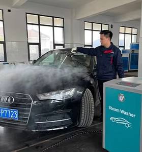 Máquina de Lavado de Autos a Vapor Optima de Acero Inoxidable, Alta Presión de 8 Bares, Limpieza Interior de Autos, Detallado para Autos, Áreas Difíciles de Lavar - Product Image 3