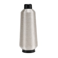 Fil d'argent pur haute ténacité en gros pour fil métallique polyester/métallique pour machine à broder et à tricoter type MS