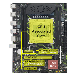 มาเธอร์บอร์ด Xeon X99-XD4ระบายความร้อนใหม่เมนบอร์ด WiFi LGA2011-3 Xeon E5สี่ช่อง SATA3.0หน่วยความจำ DDR4 <span class=keywords><strong>M</strong></span>.2 USB3.2เมนบอร์ด X99 - Product Image 2