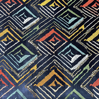 Tissu Velours de Canapé Brodé de Style Marocain Luxueux d'Usine Professionnelle avec Plus de Motifs