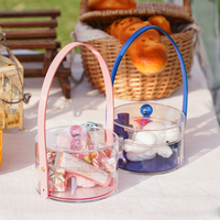 Vente en gros Petite boîte cadeau de mariage d'emballage de bonbons en plastique transparent de qualité alimentaire pour invité