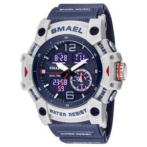 <span class=keywords><strong>Smael</strong></span> 8007 <span class=keywords><strong>Montre</strong></span> chronomètre analogique en plastique pour homme, nouveau design, étanche, sport, camouflage, <span class=keywords><strong>montre</strong></span>-bracelet pour hommes, <span class=keywords><strong>Montre</strong></span> Relojes - Product Image 5