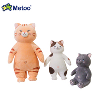 Peluche animale en gros Metoo, adorable peluche de chat, jouet en peluche, jouets en peluche, peluche de chat personnalisée