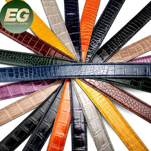 RC79 all'ingrosso 100% <span class=keywords><strong>Nilo</strong></span> Coccodrillo Cintura senza Splicing Multi colore resistente ai graffi Unisex con le cinture Business No fibbia - Product Image 1