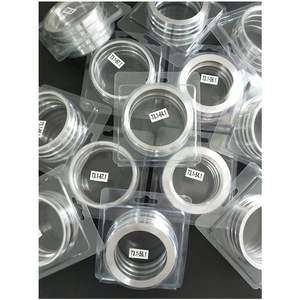 व्हील हब केंद्रित छल्ले सभी कस्टम पहियों को फिट करते हैं उच्च परिशुद्धता कंपन एल्यूमीनियम मिश्र धातु चांदी खत्म 21-24 - Product Image 5