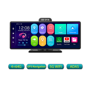 10.26 Inch 4G LTE Android 10.0 Ống Kính Kép 1080P Thông Minh DVR Với Bluetooth Hands-Free Wifi Tại Chỗ FM Truyền Google Chơi - Product Image 2