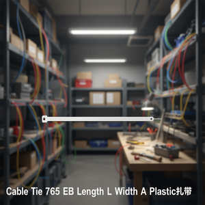 Abrazadera para cables 765 EB, longitud L, ancho A, plástico - Product Image 3