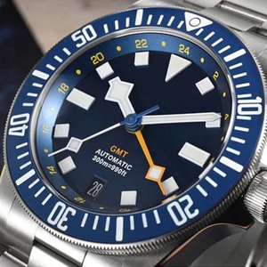 Reloj Mecánico Automático Clásico GMT Dive con Logotipo Personalizado, Bisel de Cerámica, Revestimiento Superluminoso, Reloj de Pulsera para Hombre - Product Image 4