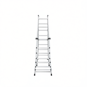 Universal En 131 Multipurpose <b>Telescopic</b> <b>Ladder</b> Aluminum Extendable For Home And Industrial Use - Product Image 2