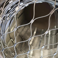 Maille de corde en acier inoxydable de qualité 304, résistante à l'environnement marin, maille architecturale, OEM disponible, faible MOQ