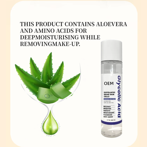 Marque privée <span class=keywords><strong>Acide</strong></span> <span class=keywords><strong>glycolique</strong></span> Tonique ordinaire Nettoyant naturel Hydratant Visage Sérum d'hydratation Tonique pour le visage - Product Image 5
