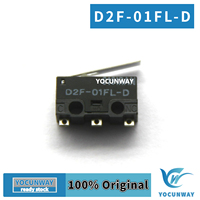 Nouveau micro-interrupteur de souris original D2F-01FL-D, interrupteur de fin de course à point gris OMRON du Japon