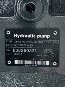 A4VG28 A4VG40 A4VG56 A4VG71 A4VG90 A4VG71DA1D3 Pistón Axial Hidráulico Variable R992002033 A4VG125EZ2DX/32L-NZF02F001SP-S - Product Image 4