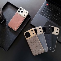 JOYPORODO V-A02 Desain Eksklusif Casing Aromaterapi dari Paduan Aluminium untuk iPhone 13 14 15 16 17 Pro Max Casing Kulit Logam Magnetik