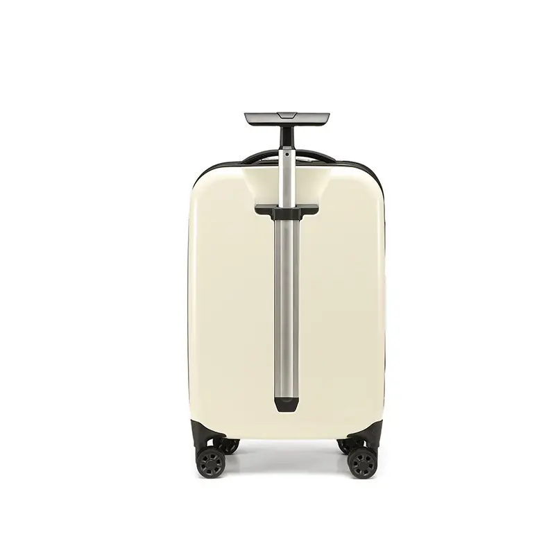 Lüks Spinner alüminyum Laggage çanta seyahat bagaj taşımak alüminyum arabası katlanabilir hafif bavul