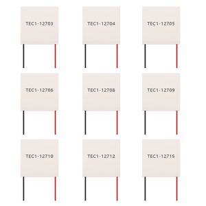 Célula enfriadora termoeléctrica <span class=keywords><strong>Peltier</strong></span> 23*23mm, 8,4 V, 4A, 24x23mm, semiconductor de TES1-7104 - Product Image 1