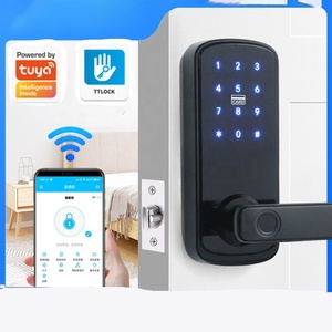 Keyless Entry Electric Fingerprint Tuya TTlock Hotel Nfc <strong>Smart</strong> Lock <strong>Smart</strong> Door Lock Display Stand <strong>Smart</strong> Digital Lock - Product Image 1