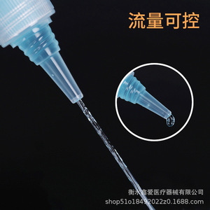 Botella con Boquilla Transparente de 10, 30, 50 y 100 ml, Cilíndrica de Plástico con Punta para Dispensar Líquidos - Product Image 4