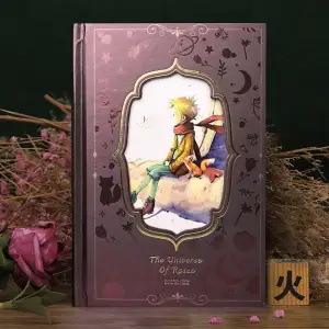 Le Petit Prince : Carnet d'illustrations <span class=keywords><strong>en</strong></span> couleur, Agenda de valeur, Journal intime, Planificateur, Cahier d'étudiant, Papeterie vintage de style coré<span class=keywords><strong>en</strong></span> - Product Image 6