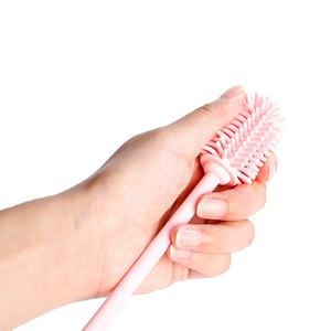 Ensemble de brosses de nettoyage de voyage en silicone personnalisées pour tout-petits avec <span class=keywords><strong>biberon</strong></span> et <span class=keywords><strong>tétine</strong></span> d'allaitement - Product Image 5