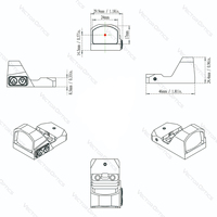 Lunette de visée Frenzy FM 1x17x24 Vector Optics Red Dot Sight Manufacture