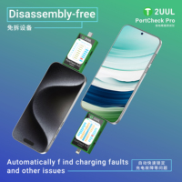 2UUL PW31 PortCheck Pro Testeur automatique de connecteur de charge sans démontage, détecteur de port de charge pour outils de réparation Type-C 5V~2A