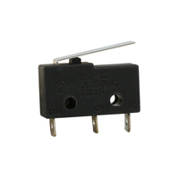 Micro-interrupteur HM-10A 250V PA66 à pression, interrupteur de fin de course à 3 broches, levier, durée de vie mécanique de 10 000 cycles pour les appareils électriques domestiques