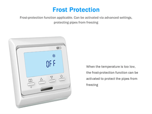 E51W <span class=keywords><strong>Thermostat</strong></span> de <span class=keywords><strong>chauffage</strong></span> électrique programmable hebdomadaire <span class=keywords><strong>Thermostat</strong></span> de <span class=keywords><strong>chauffage</strong></span> WiFi intelligent - Product Image 5