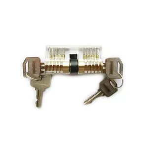 Choisissez <span class=keywords><strong>L</strong></span>'<span class=keywords><strong>intérieur</strong></span> Cadenas Transparent Pics Outils pour Serrurier Pratique Formation Clé Cuivre - Product Image 1