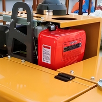 Mini-compacteur routier hydraulique de 0,6 tonne, moteur diesel Changchai, 30 kN, double tambour vibrant, compacteur de sol et d'asphalte, construction HX60