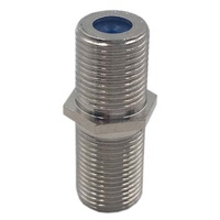 Venta caliente F hembra Adaptador 3G hembra latón Zinc níquel oro hembra F conector para adaptador Coaxial CCTV