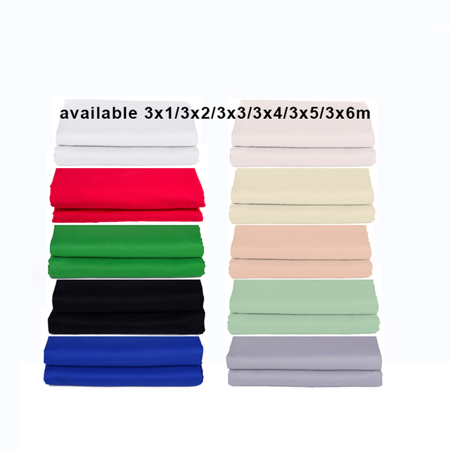 Green Blue Black White Yellow Pink Red  Thickening Anti-wrinkle Background Photography Backdrop Cloth 3*6m 3*3m 3*5m Customize