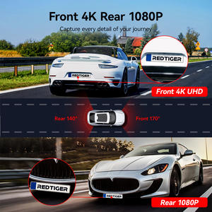 กล้องติดรถยนต์ Redtiger รุ่น Black Box 4K บันทึกภาพคู่หน้า-หลัง พร้อม WIFI และ GPS สำหรับผู้จัดจำหน่าย - Product Image 3