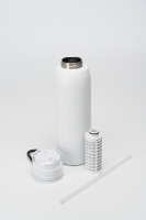 Botol Air Manual Filter SS304 Rumah Tangga 750ml, Tahan Panas/Dingin, Alkali, Portabel, Ramah Lingkungan, Outdoor, OEM/ODM