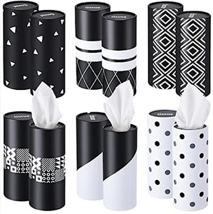 Boîte de <span class=keywords><strong>papier</strong></span> de soie pour voiture <span class=keywords><strong>cadeau</strong></span> usage domestique Portable cylindre voiture tissu jetable mouchoirs en <span class=keywords><strong>papier</strong></span> boîte de cylindre - Product Image 6