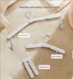 Percha de Viaje Plegable y Portátil, Antideslizante, Gruesa, con Pinzas a Prueba de Viento para Pantalones y Faldas, Ahorra Espacio, Accesorio de Lavandería - Product Image 3