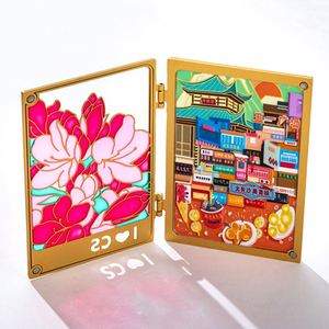 Imán Promocional para Refrigerador de Metal con Logotipo, Chapado en Oro, Impresión UV, Abrible, Transparente, Personalizado - Product Image 1
