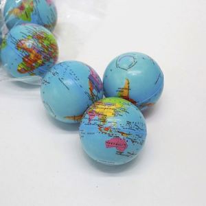 Pelota Antiestrés de Espuma de PU con Logotipo Personalizado, Juguete Deportivo con Diseño de la Tierra, Regalos Promocionales Personalizados - Product Image 4