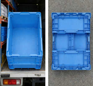 Conteneurs en plastique pliables et empilables MFTLONG, écologiques, très demandés, pour la logistique et le stockage - Product Image 6