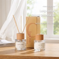 Diffuseur de parfum TopOne 50 ml, ensemble d'aromathérapie, huile parfumée importée de France, pour un environnement sans danger pour les bébés, non toxique, rafraîchisseur d'air pour la maison