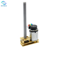 Moteur CC de petite taille 12 mm avec vis à billes, moteur à engrenages CC 12 V avec arbre fileté M3/M4 avec encodeur