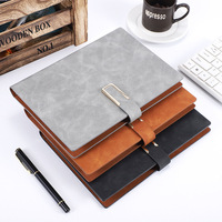 Vente en gros de cahiers personnalisés A5 en cuir PU couverture pour ordinateur portable couverture souple pour étudiants cahiers d'écriture journal scolaire bloc-notes pour cadeau